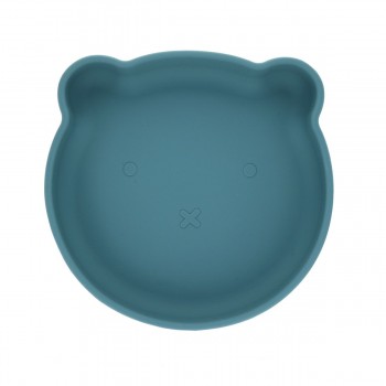 Assiette ours silicone bleu...